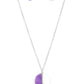 ​Elegantly Eclipsed - Purple - Paparazzi Necklace Image