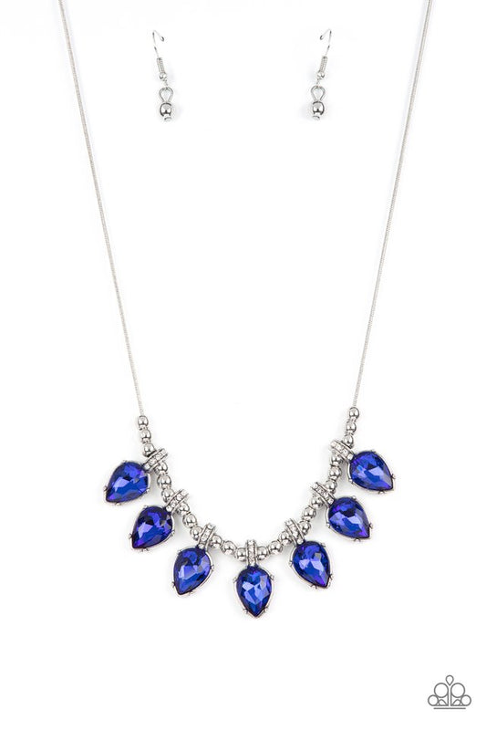 Crown Jewel Couture - Blue - Paparazzi Necklace Image