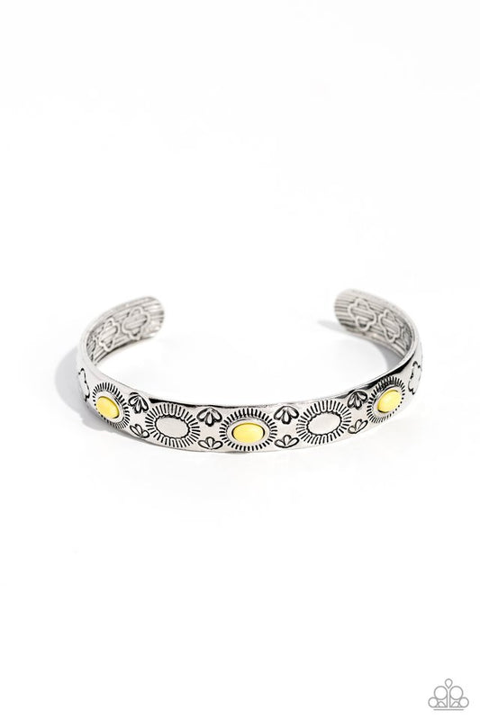 Cactus Canopy - Yellow - Paparazzi Bracelet Image