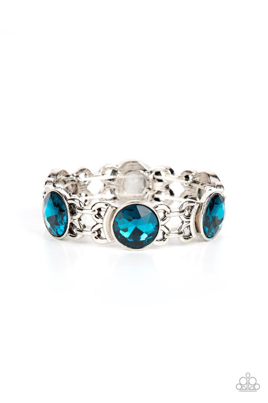 Devoted to Drama - Blue - Paparazzi Bracelet Image