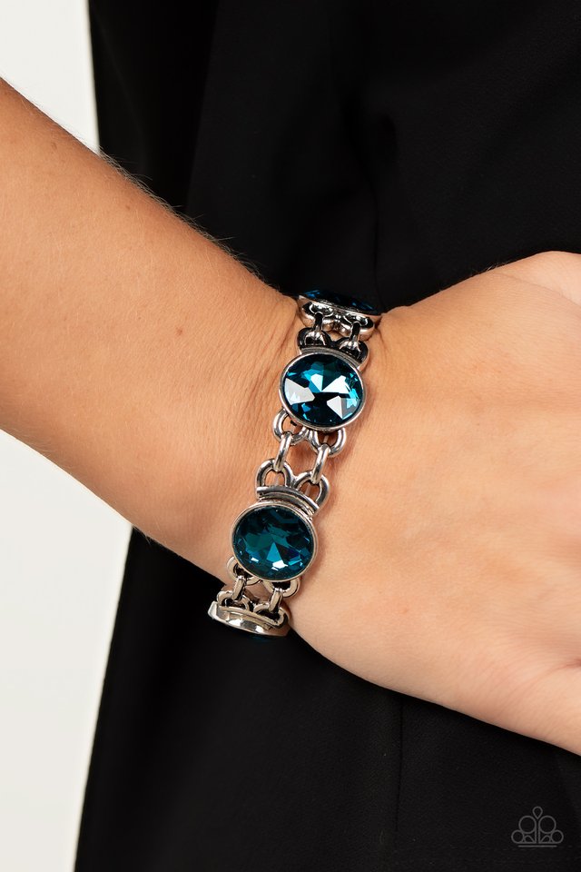 Teasingly tomboy store blue bracelet paparazzi