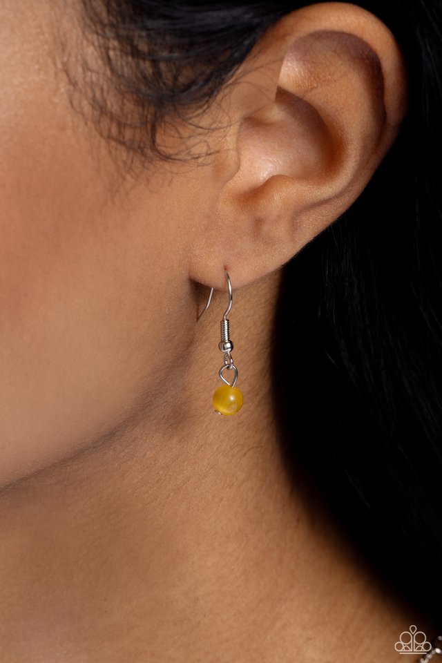 Top-Notch Trinket - Yellow - Paparazzi Necklace Image