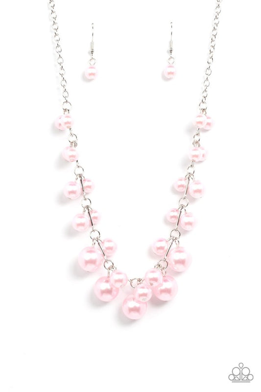 Tearoom Gossip - Pink - Paparazzi Necklace Image