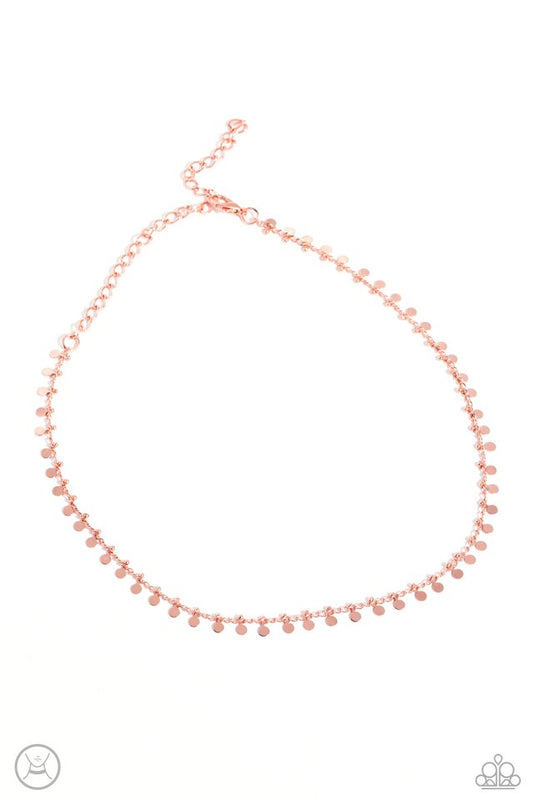 Spotlight Spunk - Copper - Paparazzi Necklace Image