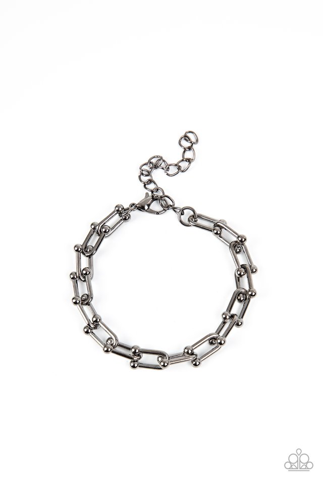Grunge City - Black - Paparazzi Bracelet Image