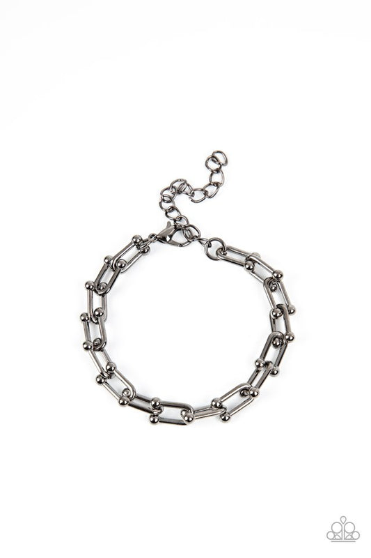Grunge City - Black - Paparazzi Bracelet Image