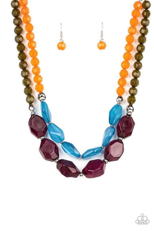 ​Tropical Trove - Purple - Paparazzi Necklace Image