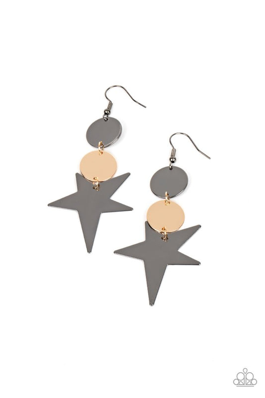 Star Bizarre - Multi - Paparazzi Earring Image