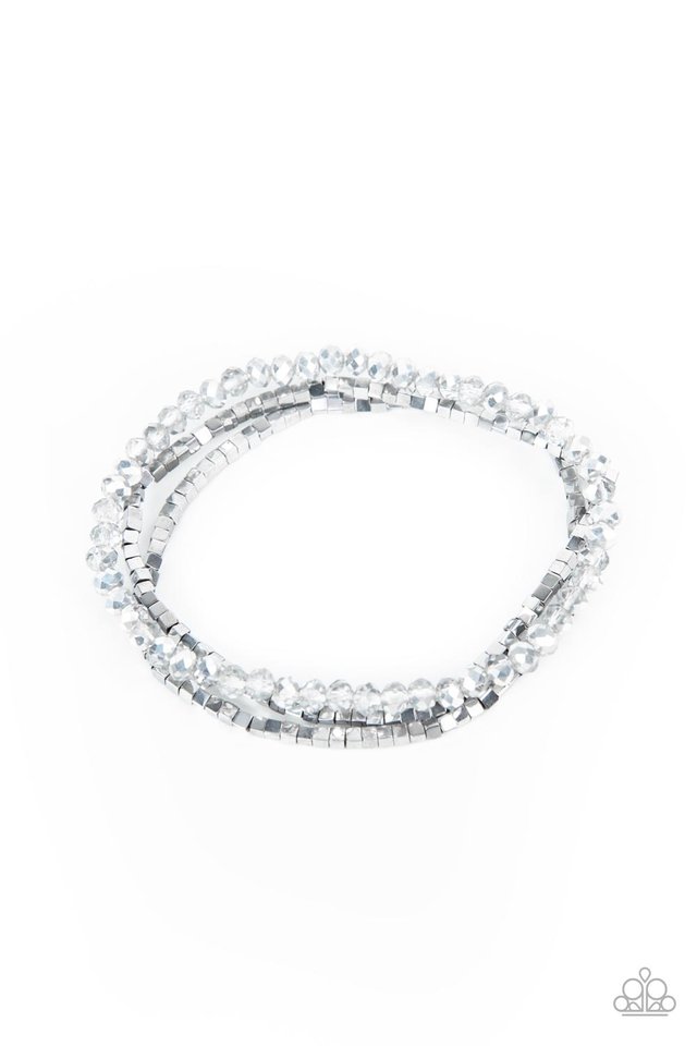 Just a Spritz - Silver - Paparazzi Bracelet Image