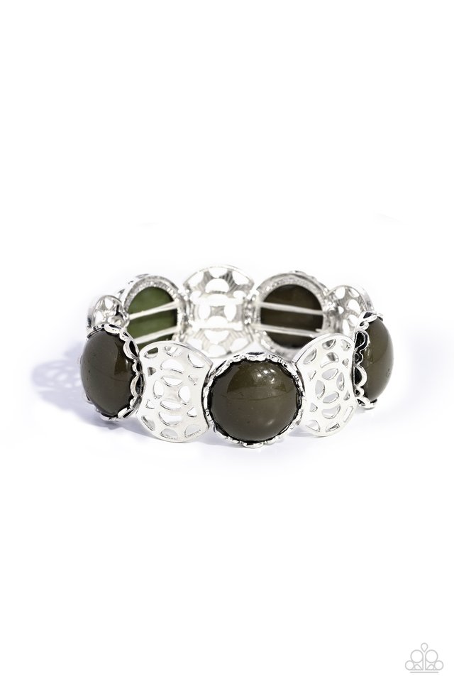 Ethereal Excursion - Green - Paparazzi Bracelet Image