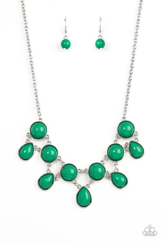 Very Valley Girl - Green - Paparazzi Necklace Image