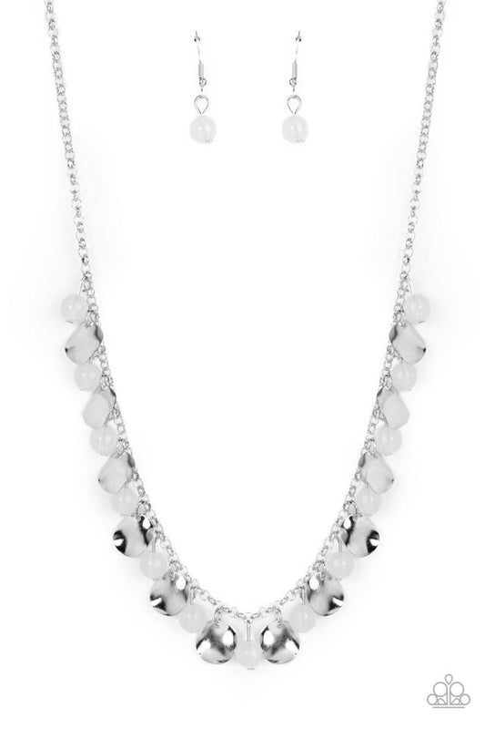 Having a Wonderful CHIME - White - Paparazzi Necklace Image