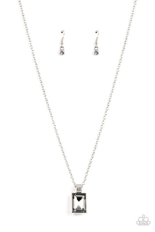 Understated Dazzle - Silver - Paparazzi Necklace Image