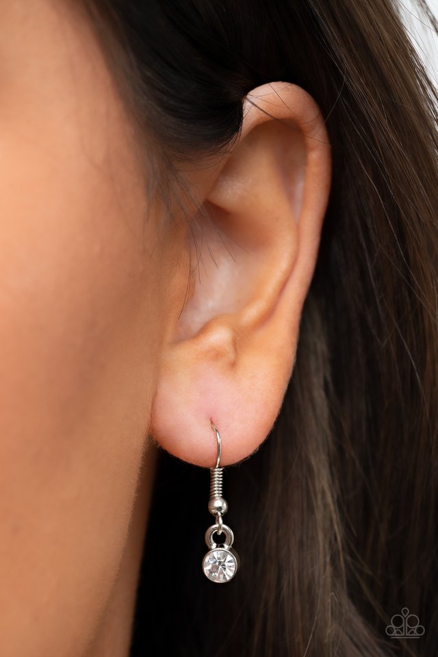 Understated Dazzle - Silver - Paparazzi Necklace Image