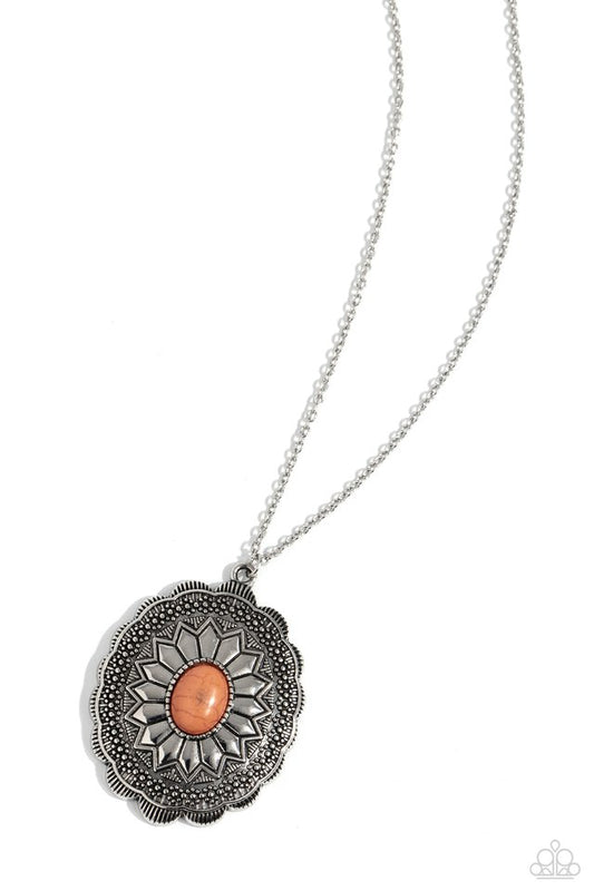Mojave Mirage - Orange - Paparazzi Necklace Image