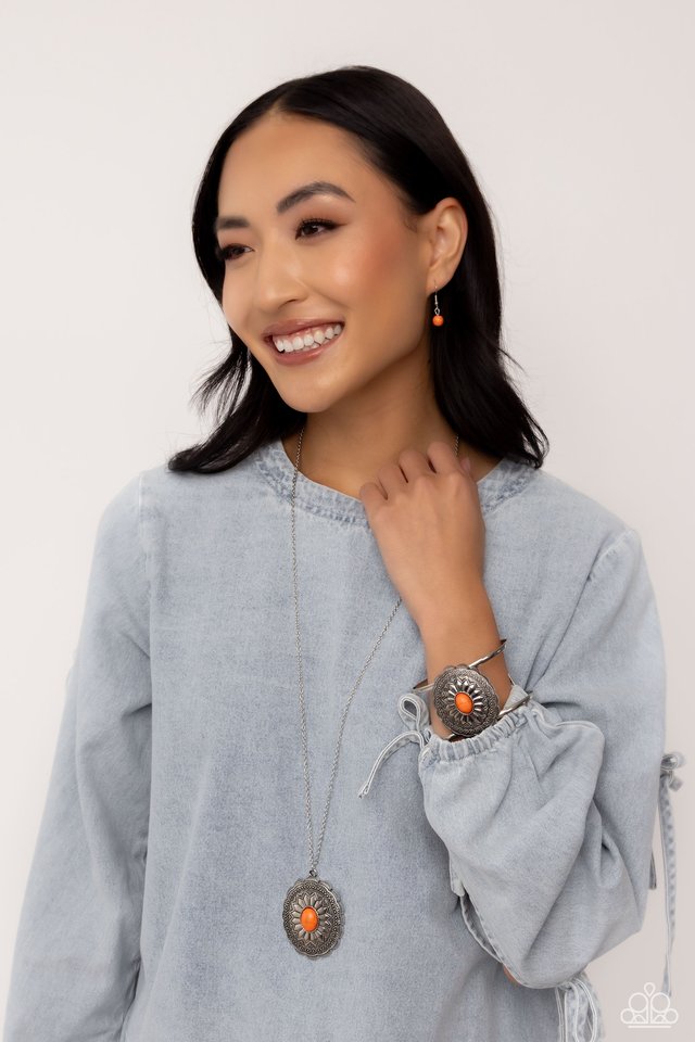 Mirage Magnificence - Orange - Paparazzi Bracelet Image