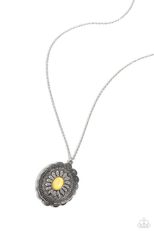 ​Mojave Mirage - Yellow - Paparazzi Necklace Image