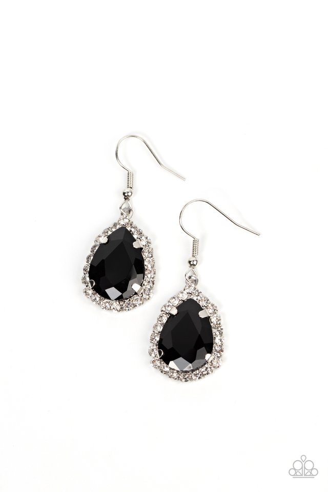 ​Bippity Boppity BOOM! - Black - Paparazzi Earring Image