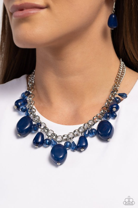 Venetian Vacation - Blue - Paparazzi Necklace Image