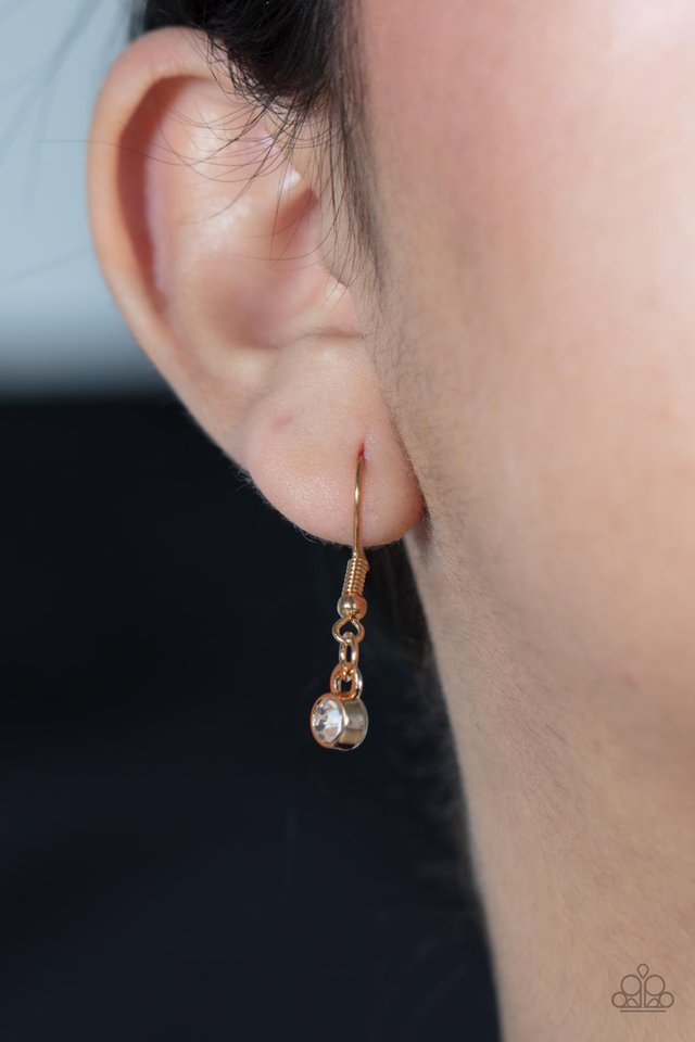 Audacious Attitude - Gold - Paparazzi Necklace Image