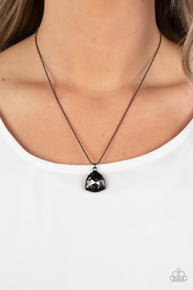 Galactic Duchess - Black - Paparazzi Necklace Image
