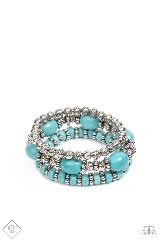 Take By SANDSTORM - Blue - Paparazzi Bracelet Image