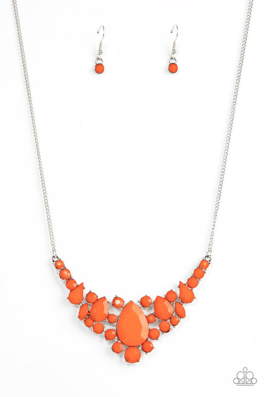 Bali Ballroom - Orange - Paparazzi Necklace Image