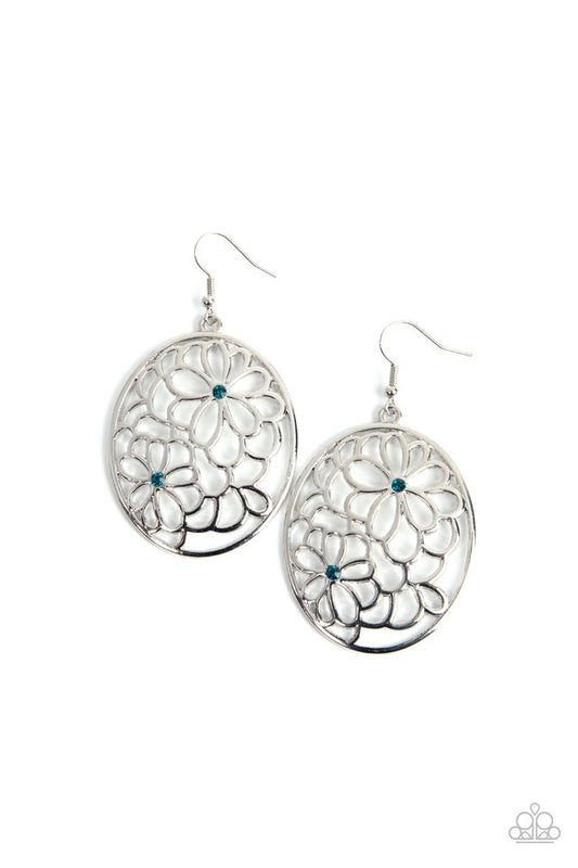 Meadow Maiden - Blue - Paparazzi Earring Image