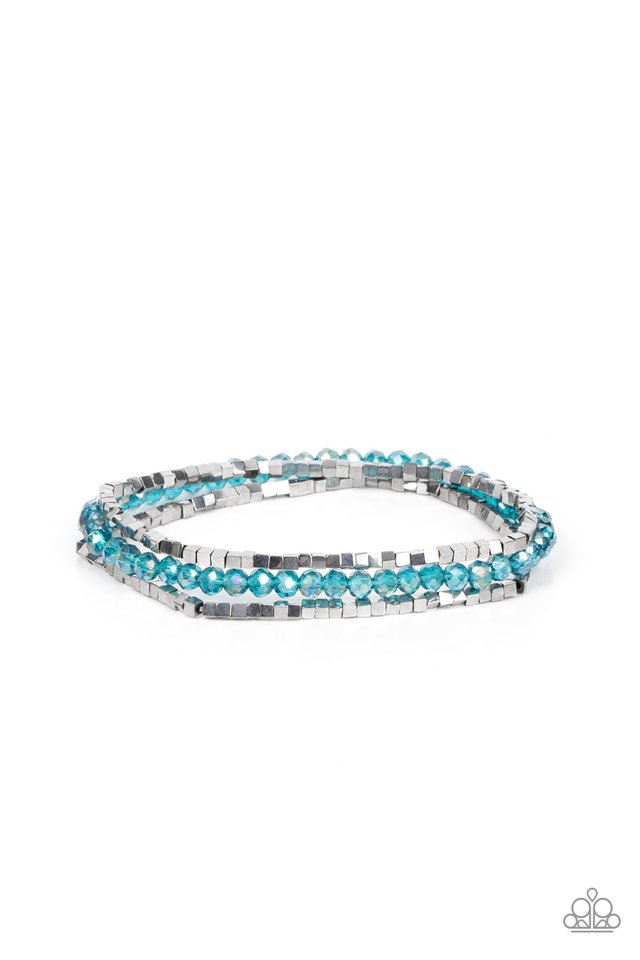 Just a Spritz - Blue - Paparazzi Bracelet Image