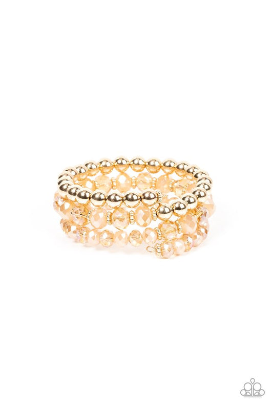 Gimme Gimme - Gold - Paparazzi Bracelet Image
