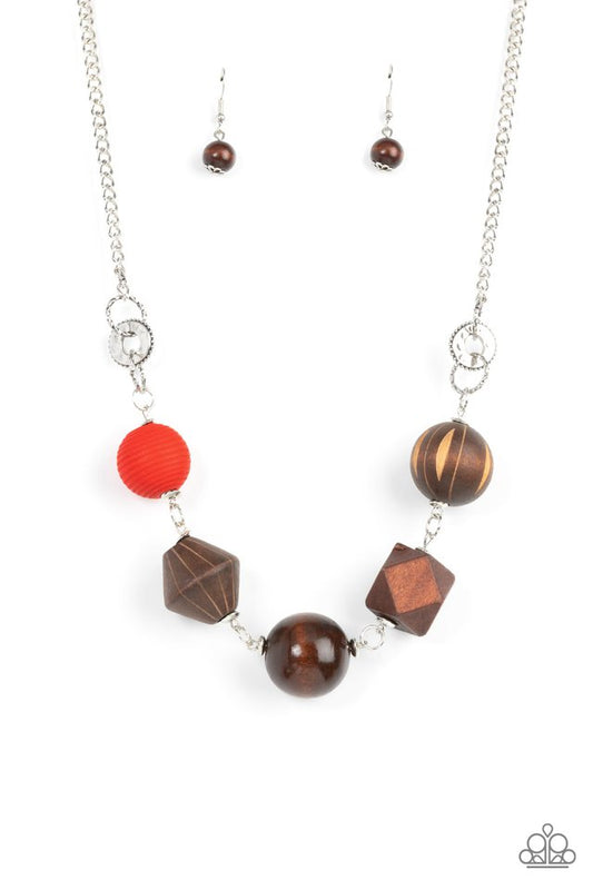 Eco Extravaganza - Red - Paparazzi Necklace Image