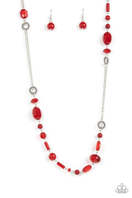 Craveable Color - Red - Paparazzi Necklace Image