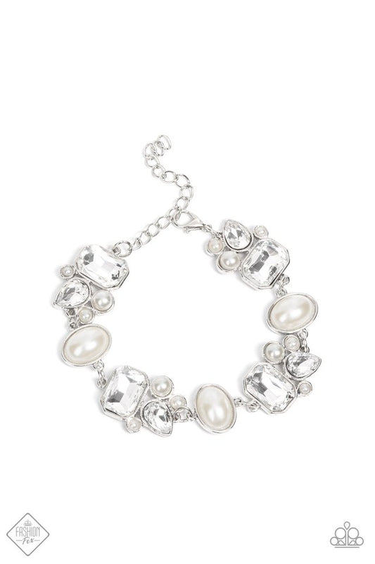Best in SHOWSTOPPING - White - Paparazzi Bracelet Image