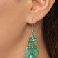 Fashionista Fiesta - Green - Paparazzi Earring Image