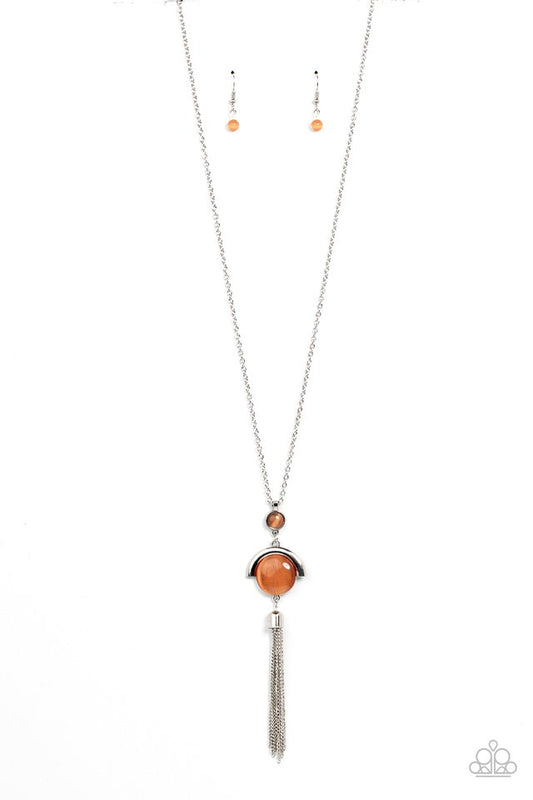 Lavishly Lucid - Orange - Paparazzi Necklace Image