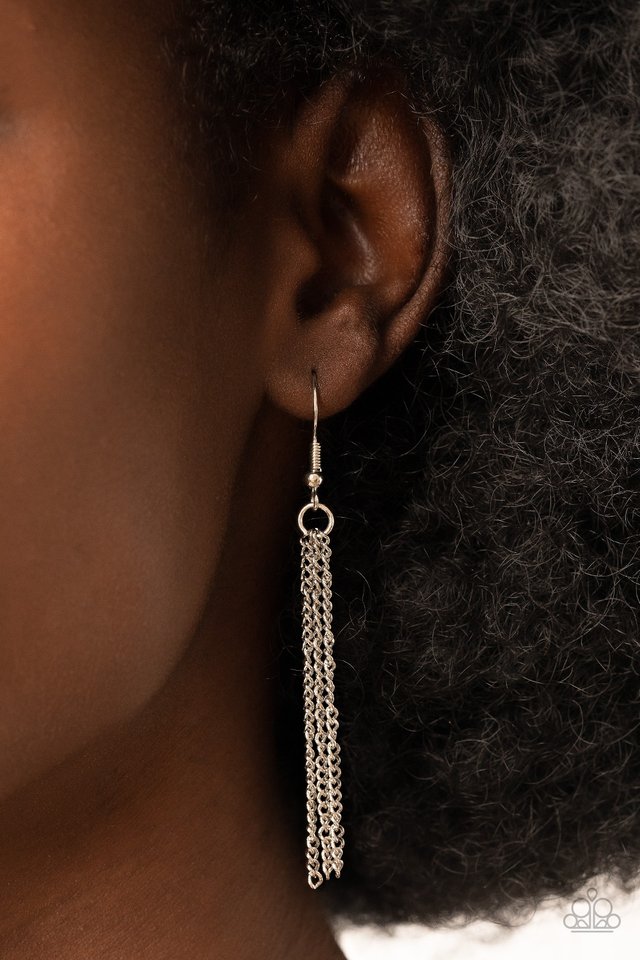 Butterfly Boutique - Silver - Paparazzi Necklace Image