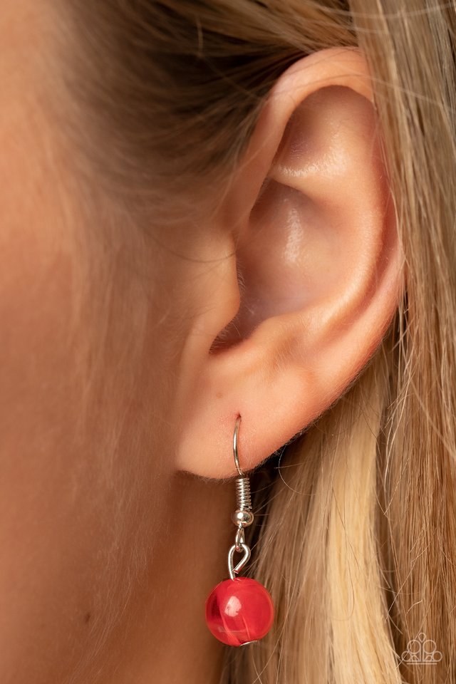 ​Horseshoe Bend - Red - Paparazzi Necklace Image