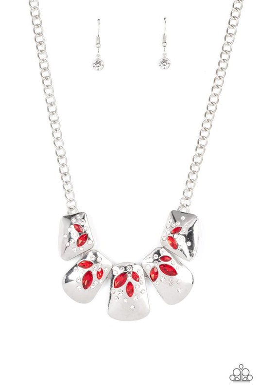 ​Jubilee Jingle - Red - Paparazzi Necklace Image