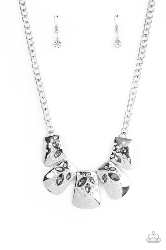Jubilee Jingle - Silver - Paparazzi Necklace Image