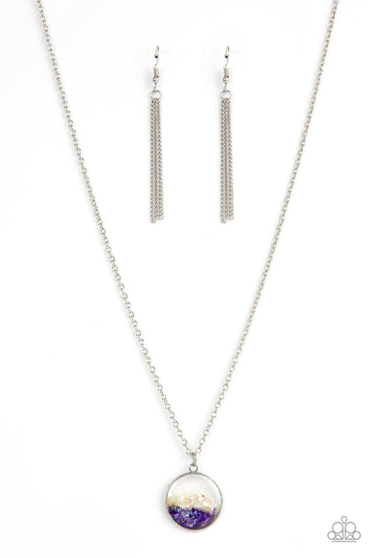 Completely Crushed - Purple - Paparazzi Necklace Image