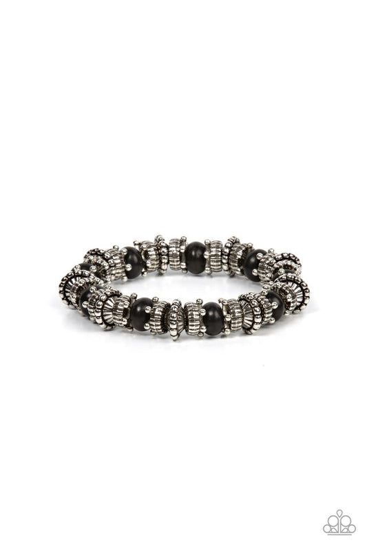Canyon Crusher - Black - Paparazzi Bracelet Image
