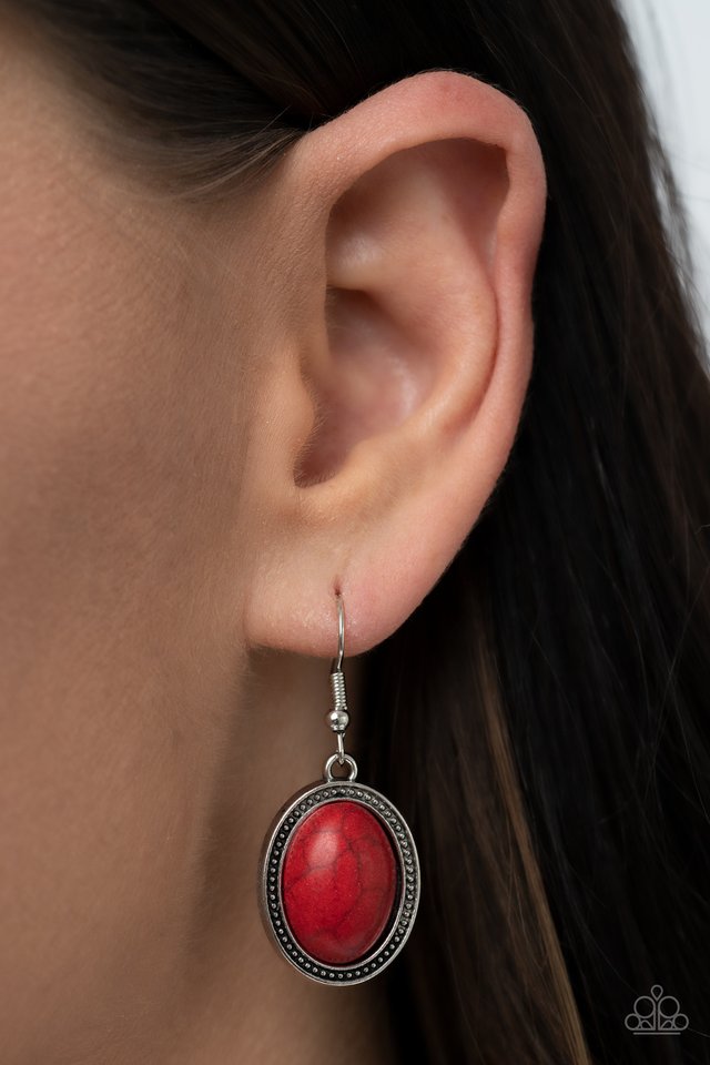 All-Natural Nostalgia - Red - Paparazzi Necklace Image