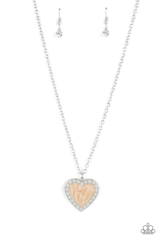 Heart Full of Luster - Brown - Paparazzi Necklace Image
