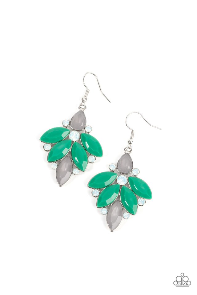 Fantasy Flair - Green - Paparazzi Earring Image