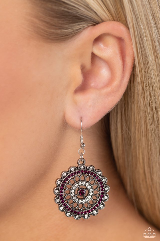 Paparazzi Earring ~ Twinkly Translation - Purple – Paparazzi