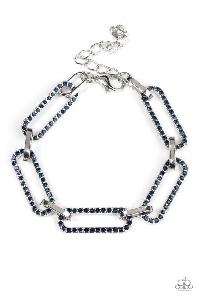 Still Not OVAL You - Blue - Paparazzi Bracelet Image