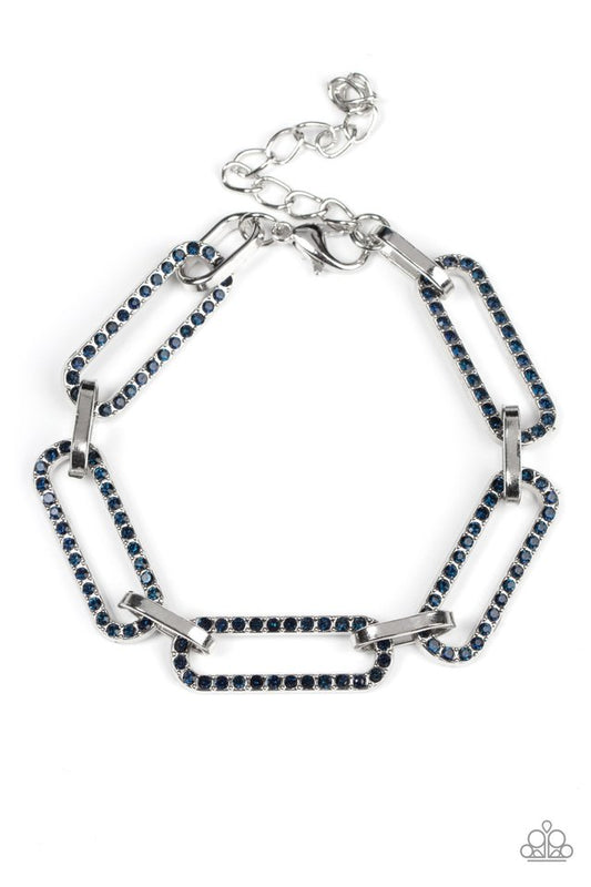 Still Not OVAL You - Blue - Paparazzi Bracelet Image