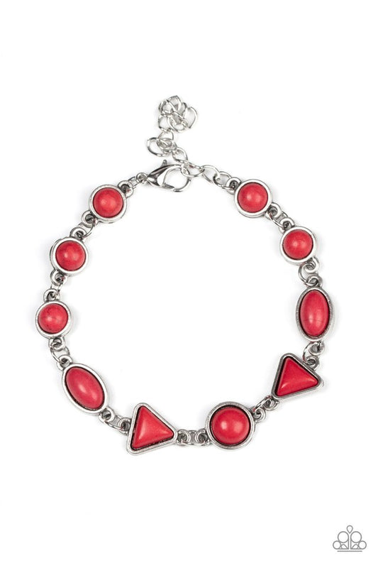 Quarry Quarrel - Red - Paparazzi Bracelet Image