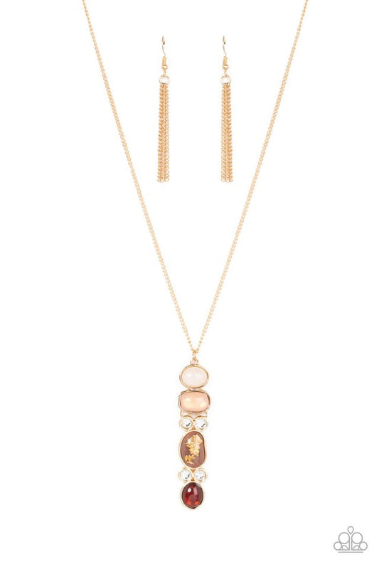 Totem Treasure - Brown - Paparazzi Necklace Image