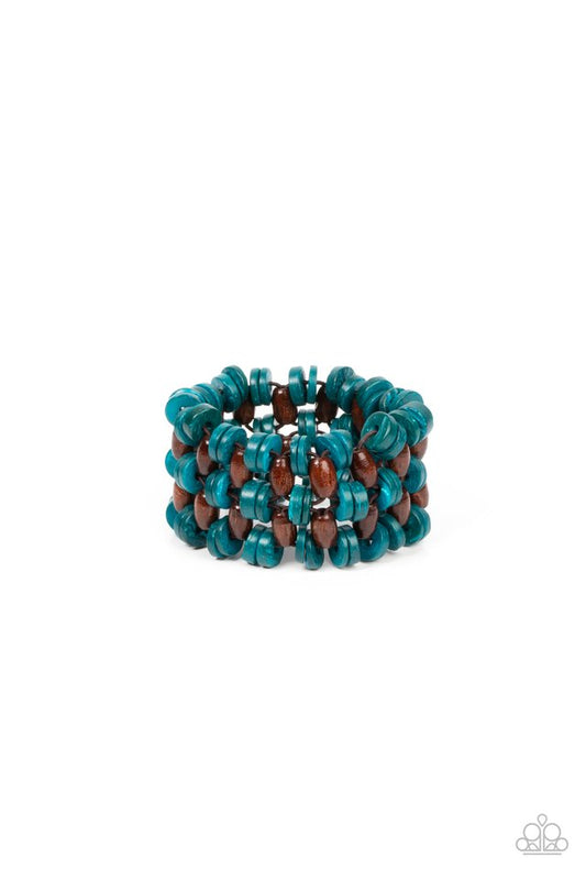 Galapagos Go-Getter - Blue - Paparazzi Bracelet Image